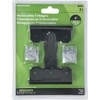 Hardware Essentials 853357 Black Reversible Ornamental T-Hinges (4") - 2