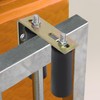 6" Gate Roller Guide with L-Bracket, Universal Adjustable Heavy Duty