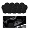 BWBWND 4 PCS Car Cup Coasters, 2.76 Inch Flower Shaped