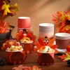 RimCereal 60 Pcs Fall Thanksgiving Snack Cups 10 oz Autumn