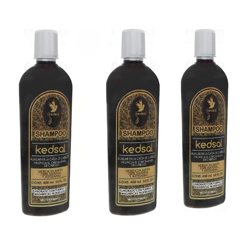 Shampoo Anticaída Kit de 400mL por 3 packs