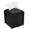 Tissue Holder White Tissue Box Cover, Square Decorative PU Leather