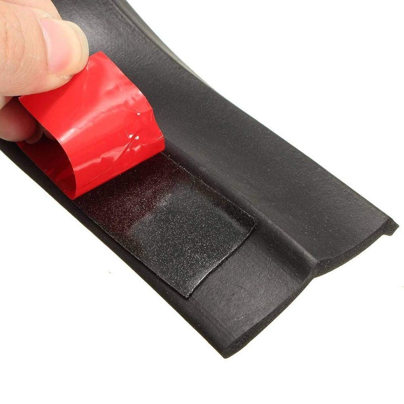 Lemonbest Universal 2.5M Car Front Bumper Lip Splitter Spoiler Rubber