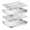 Baking Sheet with Rack Set, Yododo Set of 4 (2