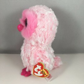 Ty Beanie Boos - TWIGGY the Pink Owl (6 Inch) Plush Stuffed Plush Animal MWMTs