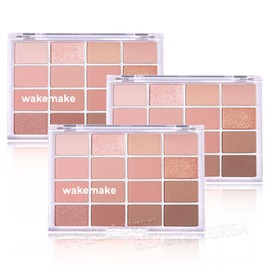Wakemake Soft Blurring Eye Palette 05 Mute Coral Blurring 3pcs / 웨이크메이크 소프트 블러링 아이 팔레트 05 뮤트 코랄 블러링 3개
