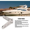 2pcs Heavy Duty Strap Hinge with Holes, Marine Strap Hinge