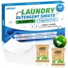 FIXSMITH Laundry Detergent Sheets - 100 Loads (50 Sheets) Fragrance