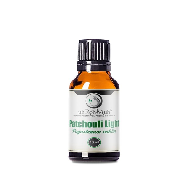 uh*Roh*Muh Premium Light Patchouli Essential Oil 10 ml | Home Essentials, Intense Sweet Aroma Aromatherapy Bliss | Essential Oils for Diffusers Aromatherapy | Sustainably Sourced from Indonesia