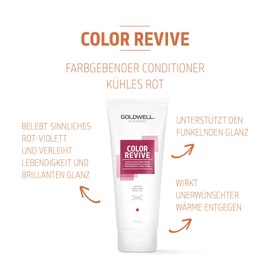 Goldwell Dualsenses Color Revive Colour Conditioner Cool Red for All Red Shades 200ml