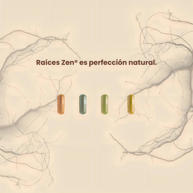 Complejo Raíces Zen 640mg 120 Cápsulas Sabor Suplemento Energético