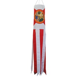 In the Breeze 5133 Florida State Flag 40-Inch Windsock-Colorful Outdoor Décor