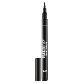 Collection Cosmetics Fast Stroke Felt Tip Eyeliner with Fine Tip, Long Lasting 24h, Quick Drying Formula, 4ml, Black