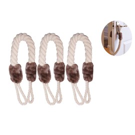 Door Stop Rope,3 Pack Doorstopper Loops Baby Safety Finger Pinch Guard Protectors Door Handles Stoppers Prevent Kids Babies Pets Injuries