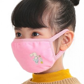 Toddler Winter Mask: Autumn/Winter New Character Print, Unisex, Outdoor, Washable, Free Size / Fleece Print [Kids] Girl Color 10ea