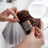 Oiiki Pinzas De Plástico Para Peine Lateral Para El Cabello,