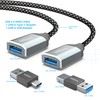 EBEETECH 3.3FT USB 3.0 to Extension Cable Female Cord, A