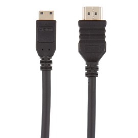 Invero® 1.8M High Speed HDMI to Mini HDMI Cable V1.4a Compatible Full Ultra 4K HD Resolution Supports 3D Ethernet ideal for Tablets Smartphones Camcorders Cameras etc - Black