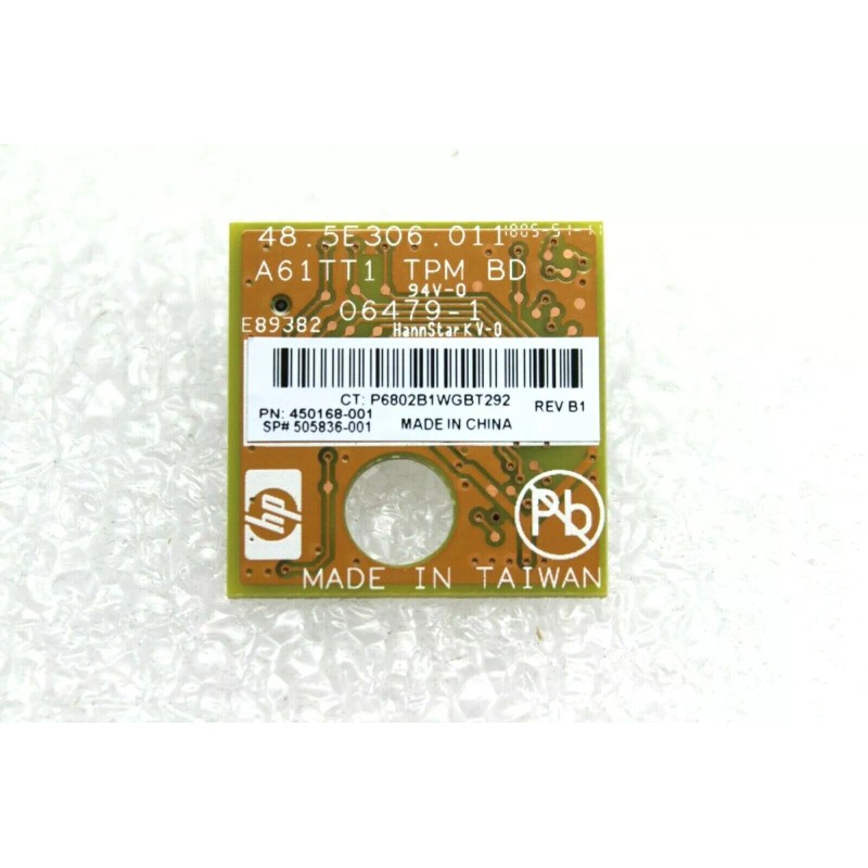 HP 488069-B21 HP TRUSTED PLATFORM MODULE TPM 505836-001 450168-001 NEW