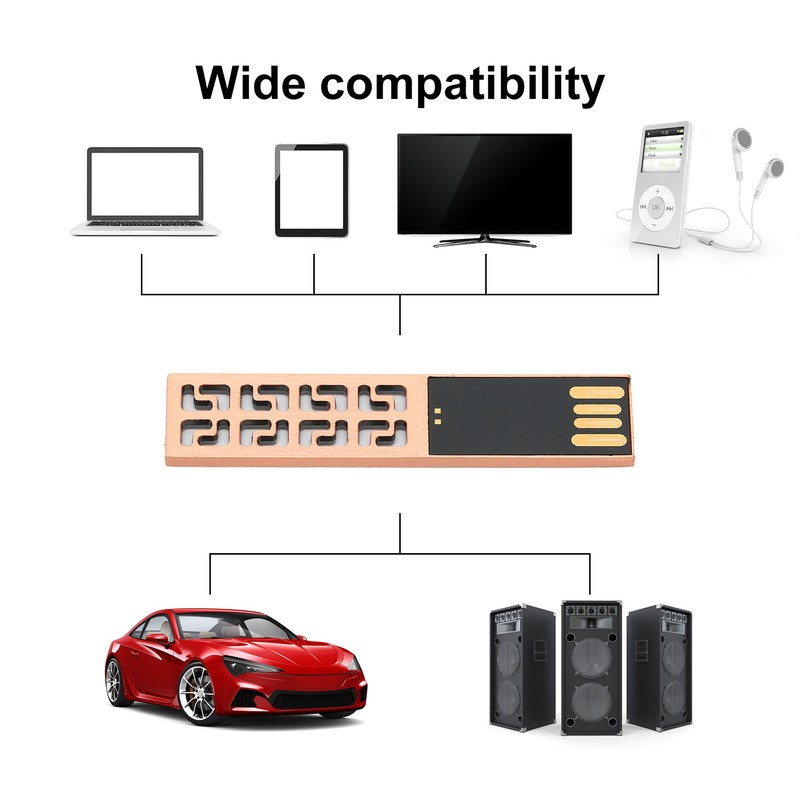USB Flash Drive Thumb Metal 2.0 Portable Waterproof Metal Storage