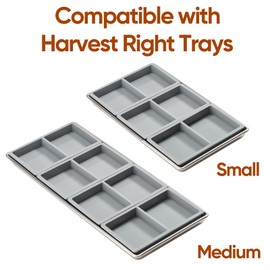 Silicone Tray Dividers for Harvest Right Freeze Dryer Medium and Small Trays, 4 pcs Silicone trays for Harvest right freeze dryer accessories