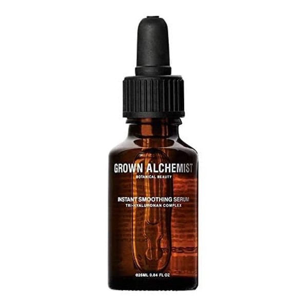 Grown Alchemist Instant Smoothing Serum: Powerfully Formulated Hyaluronic Acid Provides Deep Moisture - Smooth and Hydrated - All Skin Types - 25ml