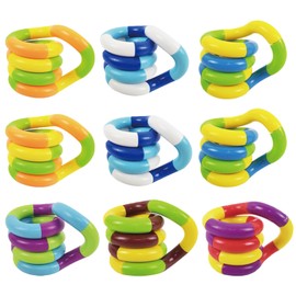 Fidget Toy, 9 Pcs Colorful Variable Twisters Sensory Adhd Fidget Toys, Mood Adjuster for Office Home, Stress Reliever Silent Fidget Toys Suitable for Kids and Adults