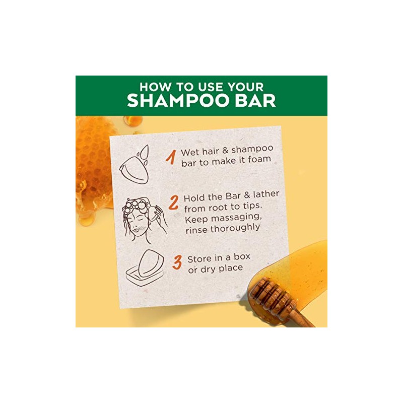 Garnier Strengthening Hair Soap Bar Shampoo For Damaged Hair, Ultimate