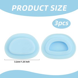 3pcs Blender Sip Spout Lid Plug, 1.25 Inch Portable Leakproof-Lid Plug Replacement Compatible with Ninja BC151NV BC151BK BC155PS (Blue)