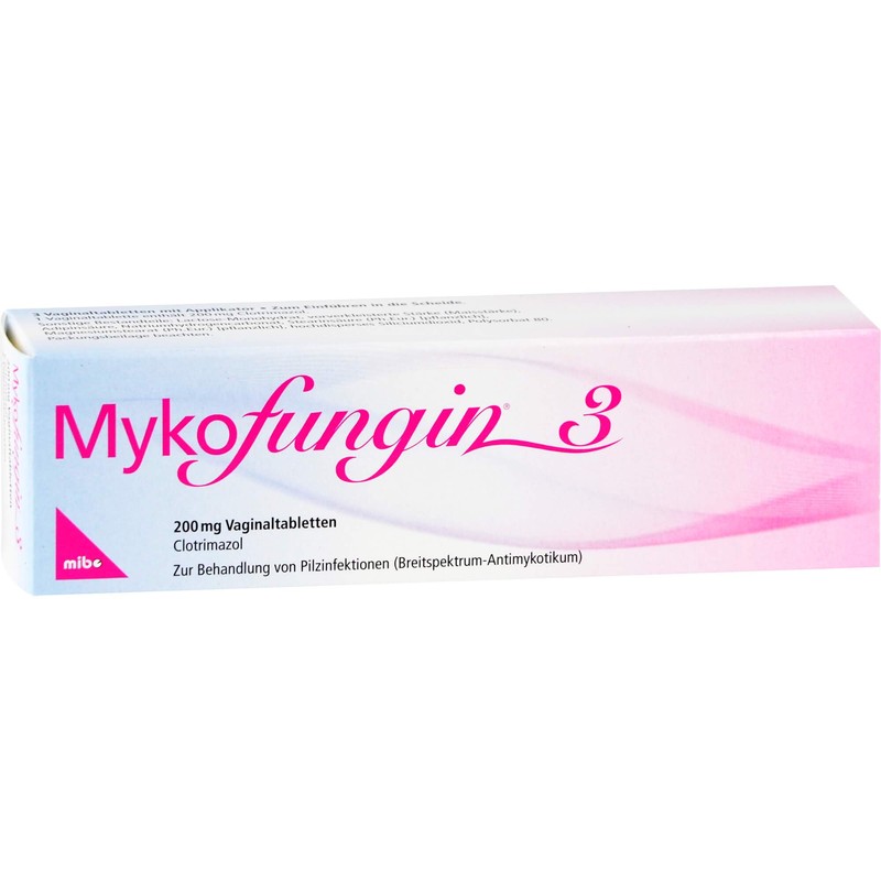 Mykofungin 3 Vaginal Tablets 200 mg