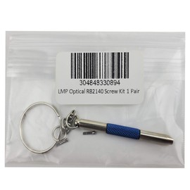 LMP Optical® Sunglass Repair Kit Compatible for Ray Wayfarer RB 2140 | Replacement Screws & Screwdriver Kits (1 Set & Screwdriver Kit)