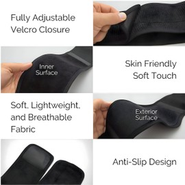 4 in 1 Pregnancy Support Belt Maternity & Postpartum Band - Our Maternity Belt Relieve (Abdomen, Waist, Pelvis Pain & Offer Back Support) Pregnancy Support Belt Black M: 10-12 [80cm - 110cm]