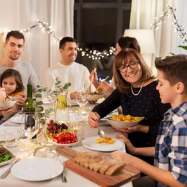 Kionuicno 6 Pcs Small Wood Cutting Board,12''Cutting Board with Handle,Acacia Wood Cutting Board,Premium Charcuterie Board for Meat,Cheese,Bread,Vegetables or Fruits (12 * 6 Inch)