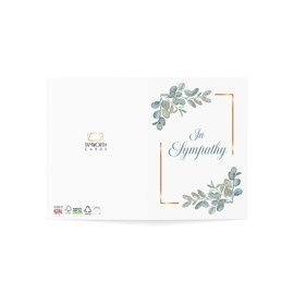 Sympathy Card - In Sympathy - Elegant Condolence Card