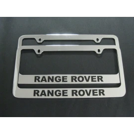 automotive warehouse2 2 RANGE ROVER metal Chrome License Plate Frame