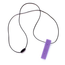 ARK's Brick Stick XXT Textured Chew Necklace Made in the USA (Lavender, Extra Extra Tough)