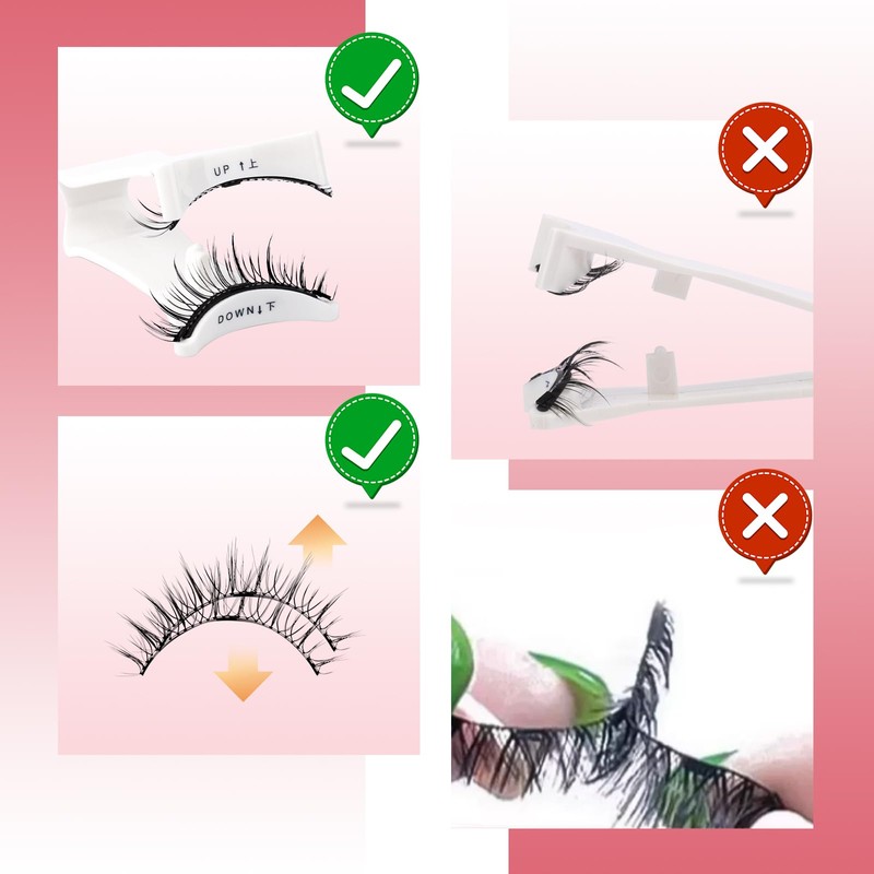 FADVAN Magnetic False Eyelashes, 3D Effect, Natural Magnetic Eyelash Extension,