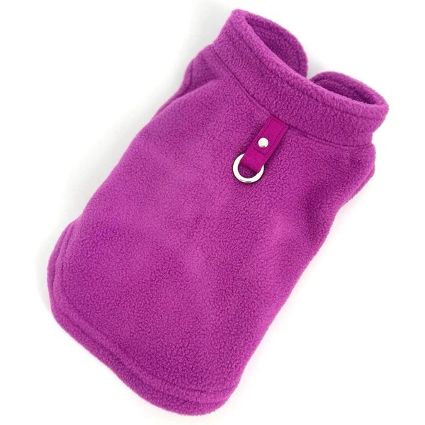 JACKO & CO - Fleece Vest Sweater with Leash Ring