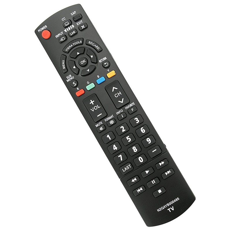 N2QAYB000485 Remote Replacement for 99% Panasonic LCD LED Plasma Viera