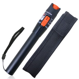 Sutekus Fiber Optic Checker, Fault Diagnosis, Red Visible Light Source, Tester, Cable Checker, Measuring Distance (1.2 miles (5 km)