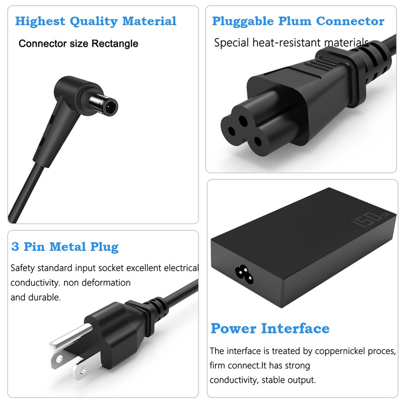 150W 7.5A AC Charger fit for ASUS Creator Q Q540V