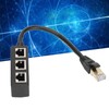 RJ45 Ethernet Adapter Cable Extension 1 to 3 Port Excellent