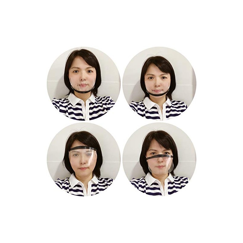 Face Shield, Ear-Mounted (2 Boxes, 100 Pieces), Face Guard, Face