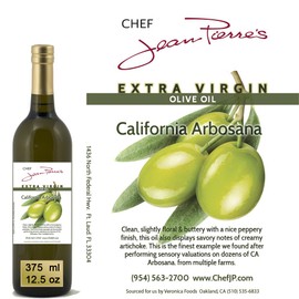 Extra Virgin 100% all natural first cold pressed Arbosana Olive Oil (375)