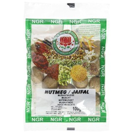 Ngr Nutmeg, whole, 100 g, pack of 2 (2 x 100 g pack)