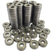BGR (100 pcs) 608 ZZ Metal Shielded Ball Bearing, 8x