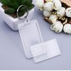 10PCS 34MM x 52MM/1.3 x 2 Rectangle Shaped Clear Acrylic