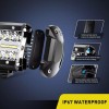 NILIGHT LED PODS - 4in TRIPLE ROW LED LIGHT BAR