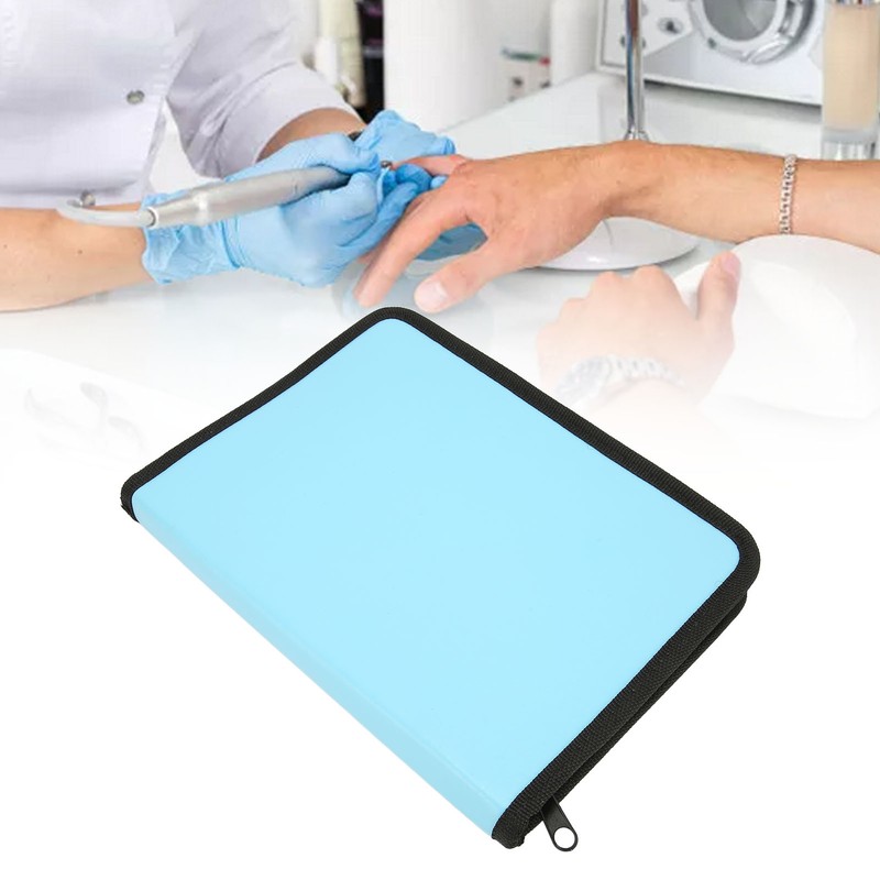 Nail Drill Bits Storage Bag Large Capacity Dustproof Portable Nail