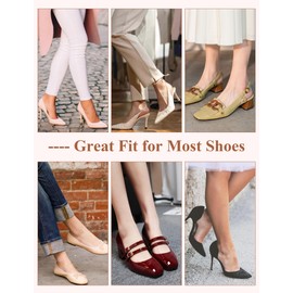 Becellen 8 Pairs of Women's No Show Ballerina Socks Breathable Half Socks for Sling Back Heels